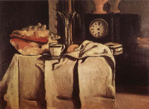 Paul Cezanne The Black Clock Sweden oil painting art